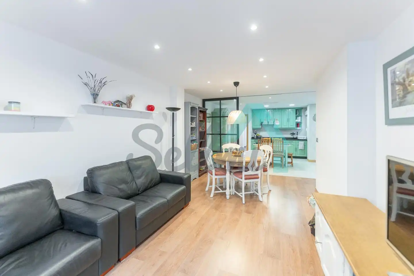 Living room of Flat for rent in Siero  with Heating, Terrace and Furnished