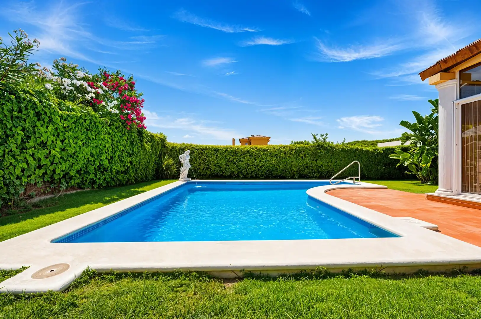Piscina de Casa o xalet en venda en Chiclana de la Frontera amb Aire condicionat, Calefacció i Jardí privat