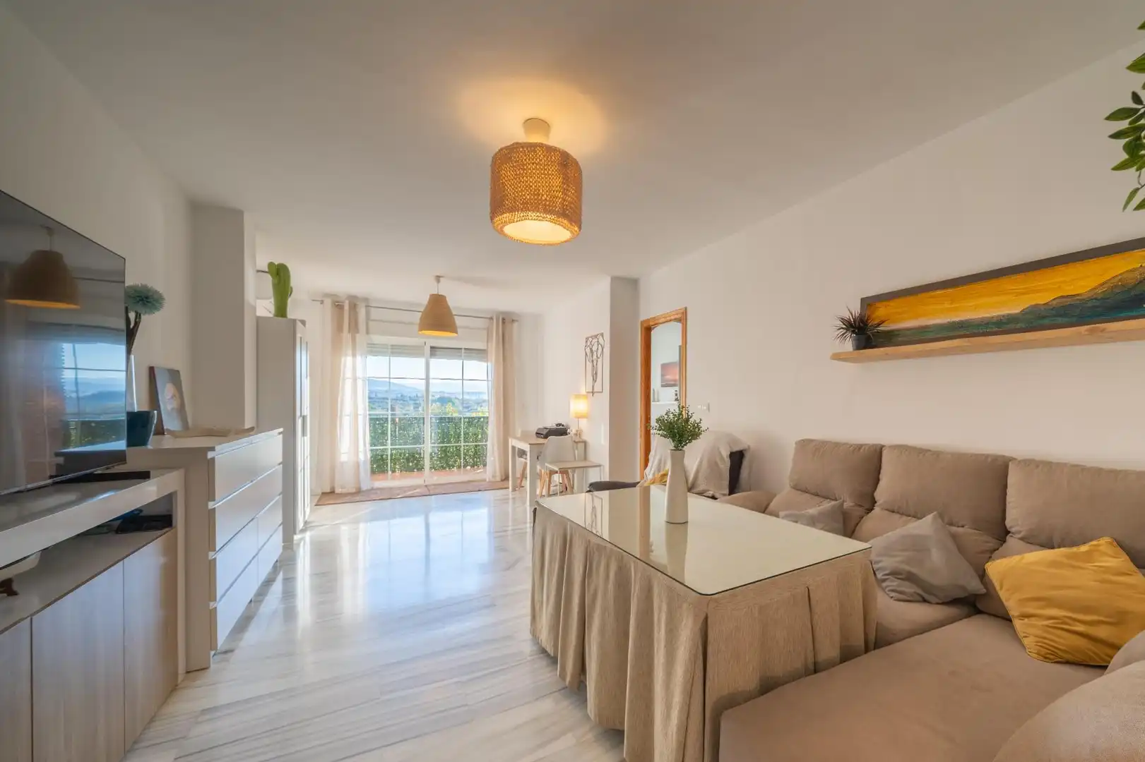 Living room of Flat for sale in Gójar  with Air Conditioner, Heating and Terrace