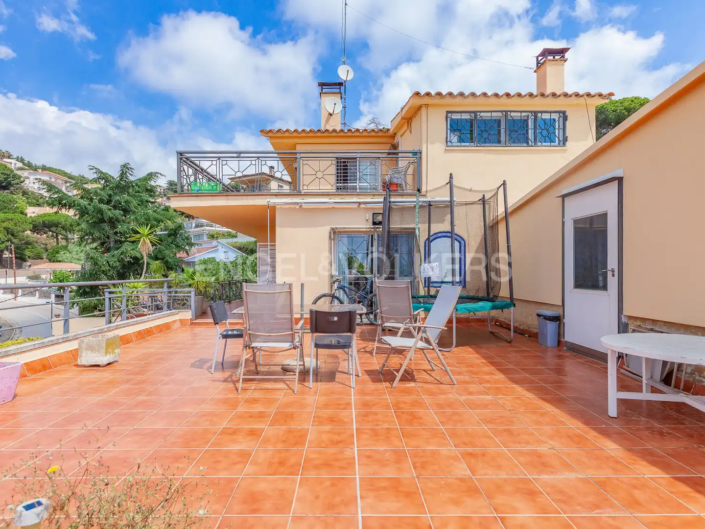 Terraza de Casa o chalet en venta en Mataró con Aire acondicionado, Calefacción y Jardín privado
