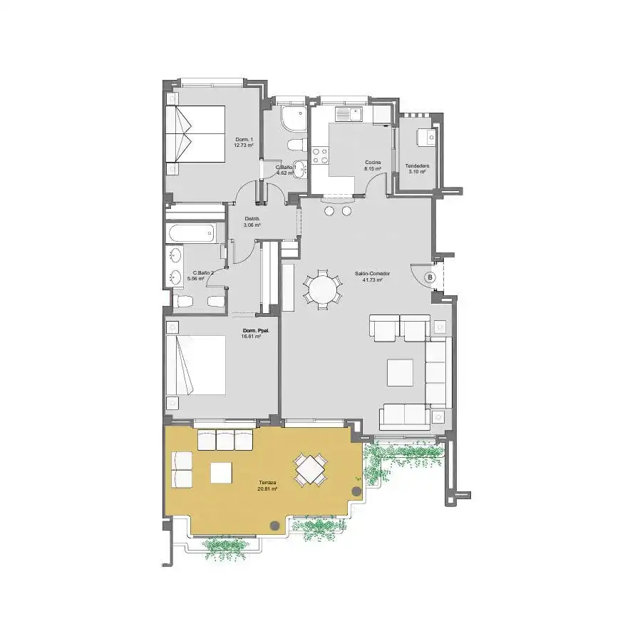 Apartment with terrace for sale in Orihuela Costa, imagen 14