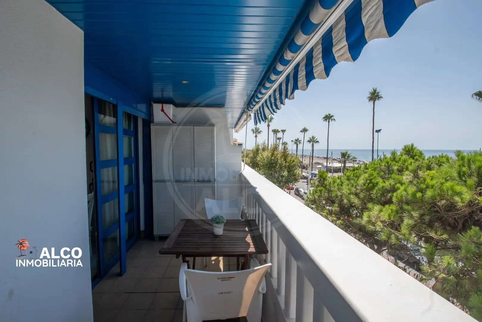 Terrasse von Wohnung zur Miete in Torrox mit Klimaanlage