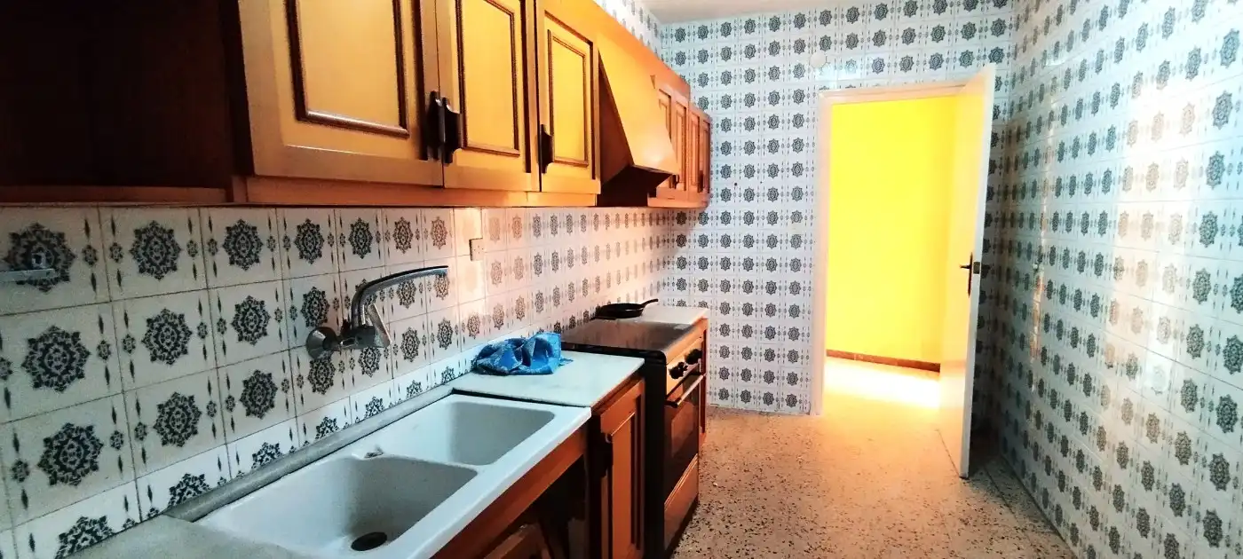 Kitchen of Apartments for sale in Badalona  with Terrace