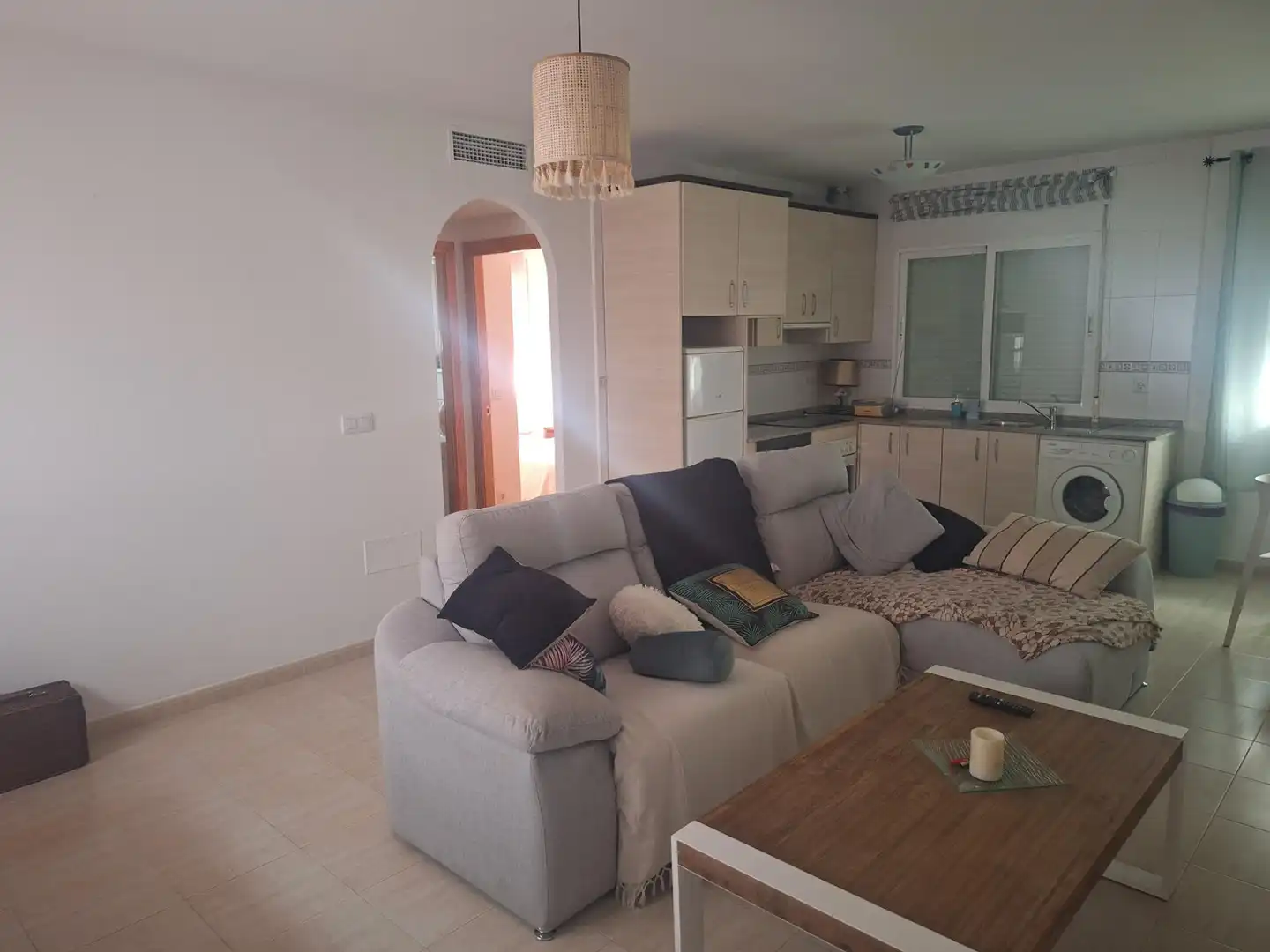 Sala de estar de Apartamento en venta en Cuevas del Almanzora con Aire acondicionado, Calefacción y Amueblado