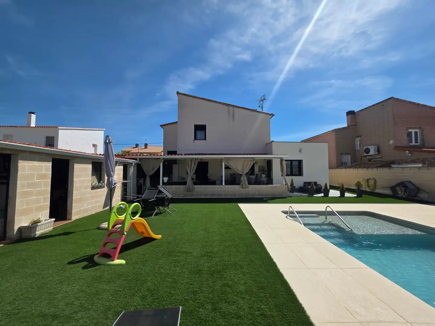 Garden of Houses for sale in Griñón  with Air Conditioner, Heating and Private garden