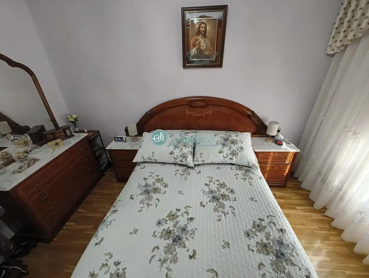 Bedroom of Flat for sale in Segovia  with Air Conditioner, Heating and Balcony