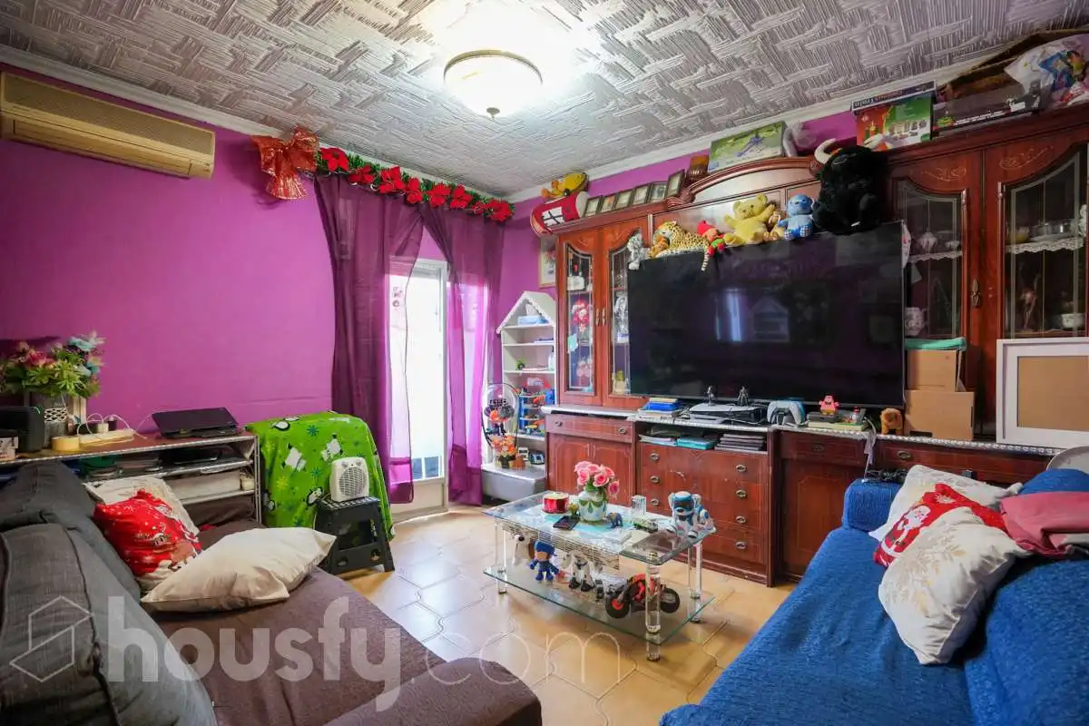 Sala de estar de Piso en venta en  Madrid Capital con Terraza
