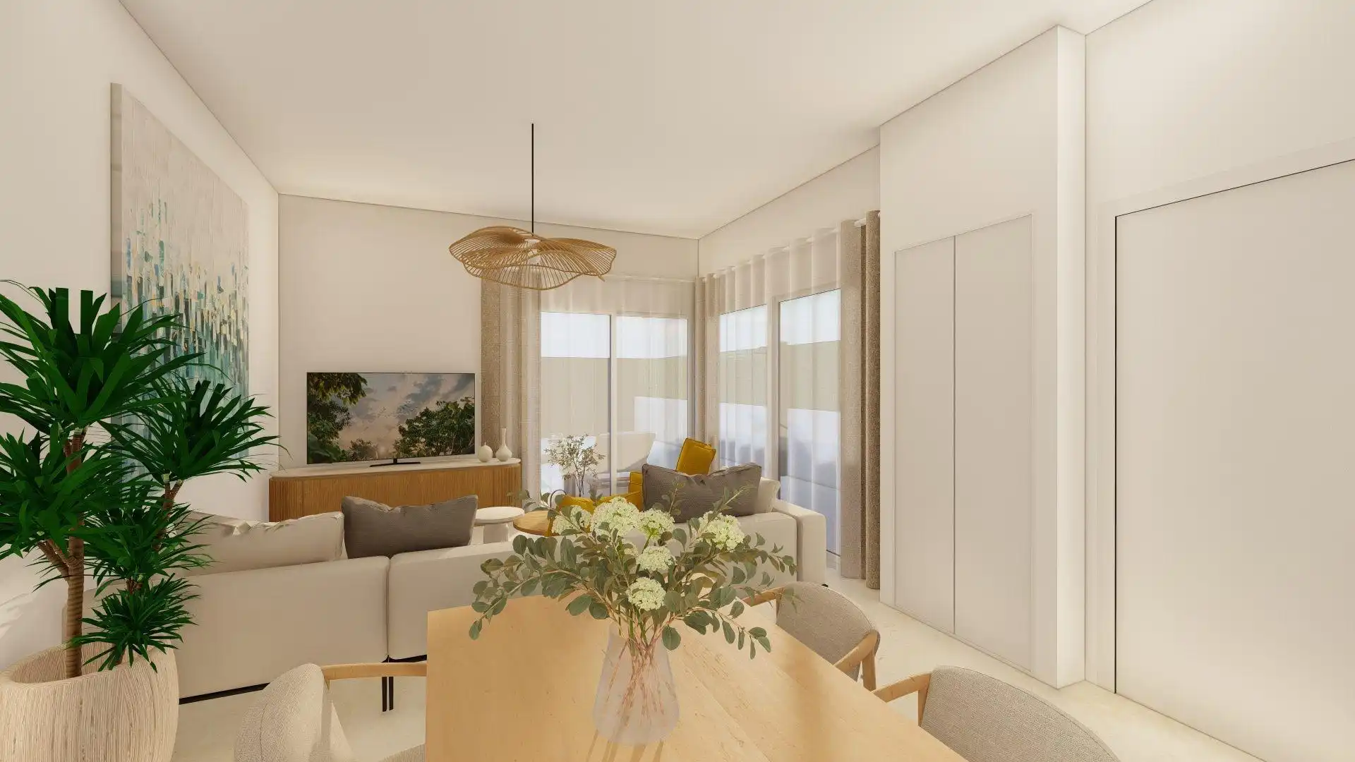 Sala de estar de Casa o chalet en venta en Los Alcázares con Calefacción, Jardín privado y Terraza