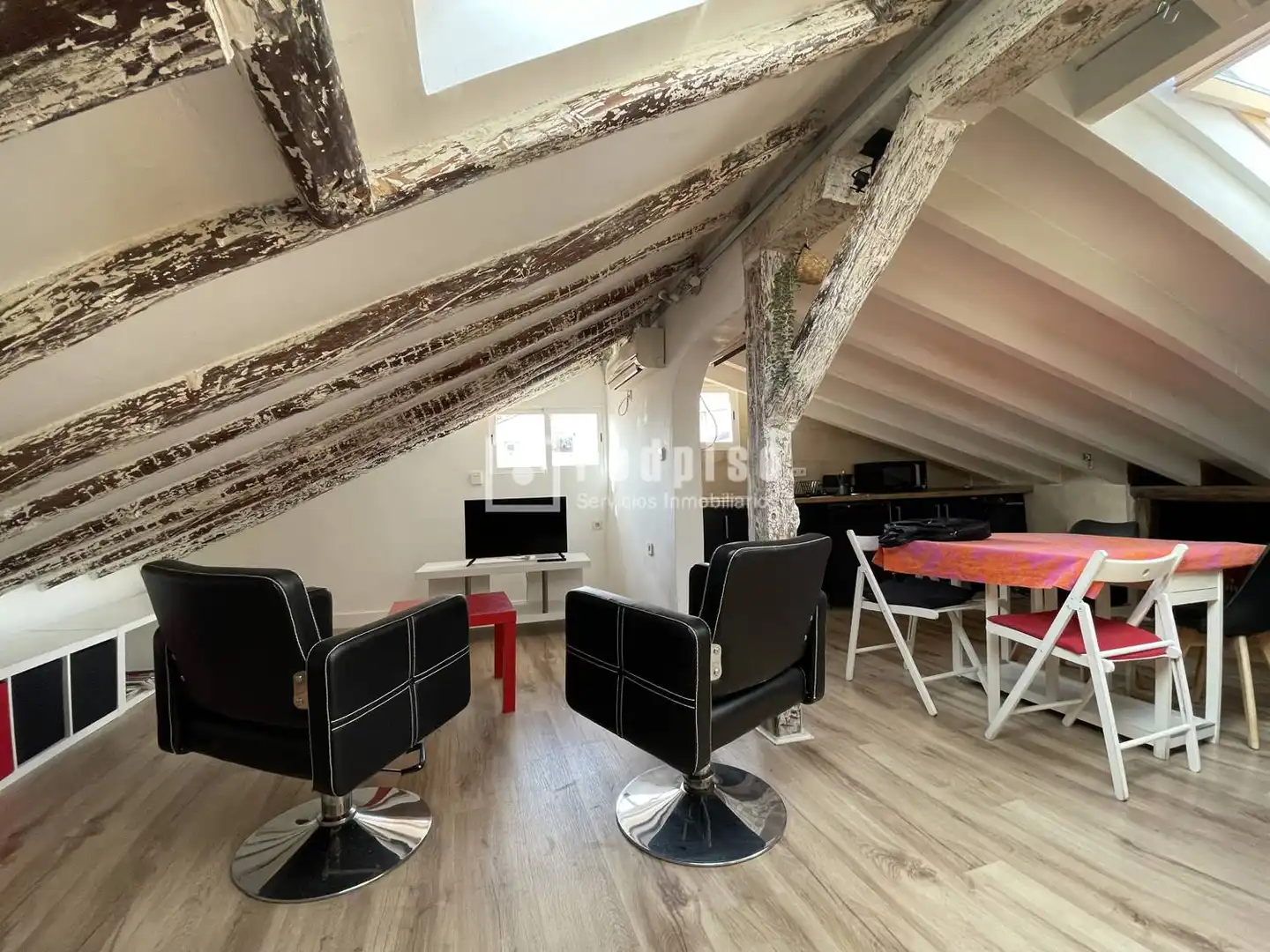 Living room of Lofts for rent in Madrid