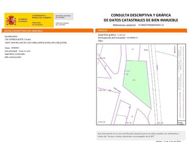 Terreno residencial en venta en San Millán de los Caballeros
