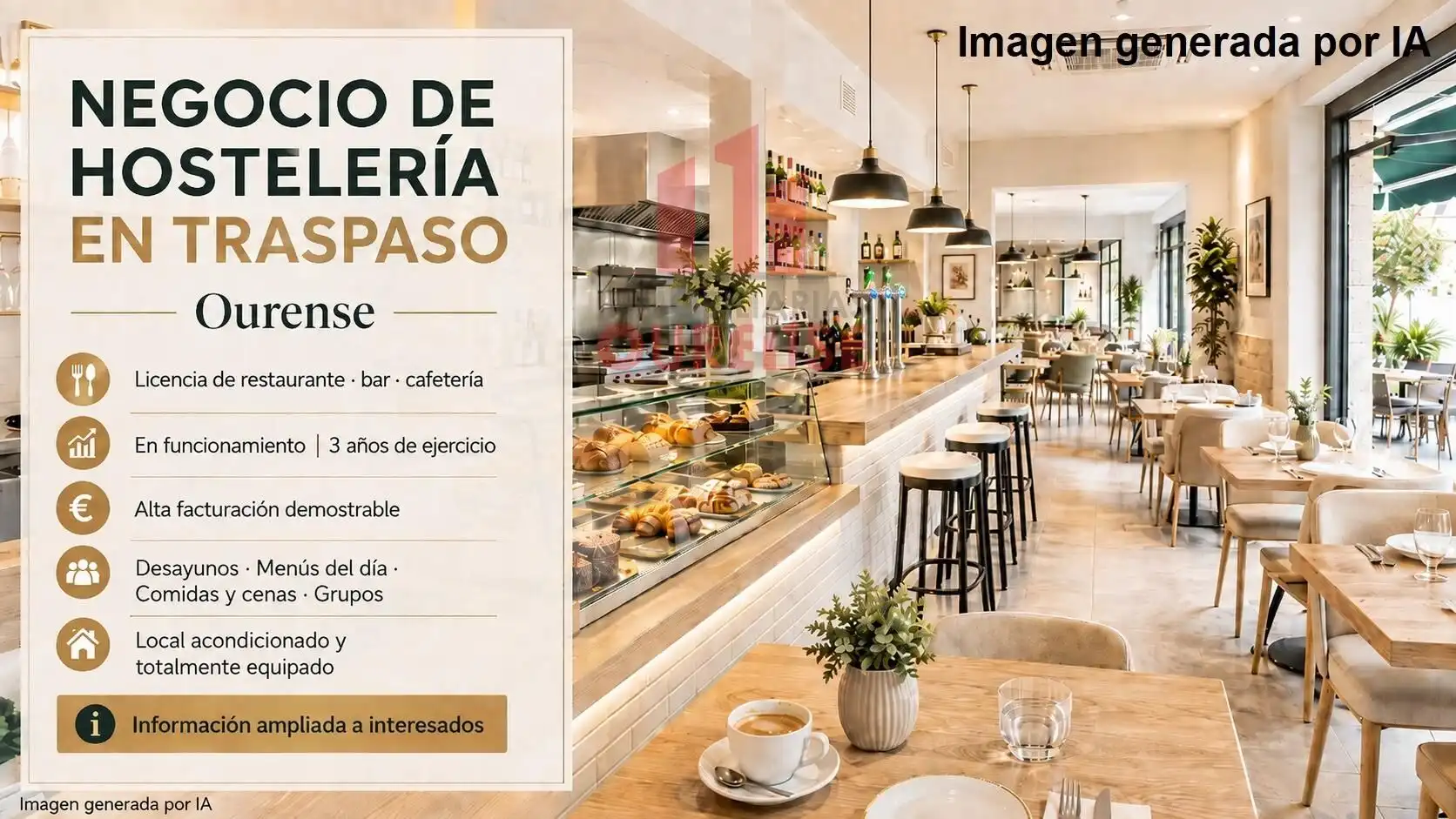 Local de alquiler en Ourense Capital  con Aire acondicionado y Amueblado