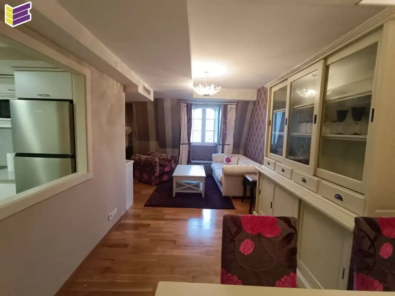 Sala de estar de Dúplex en venta en Mondariz-Balneario con Aire acondicionado, Parquet y Trastero