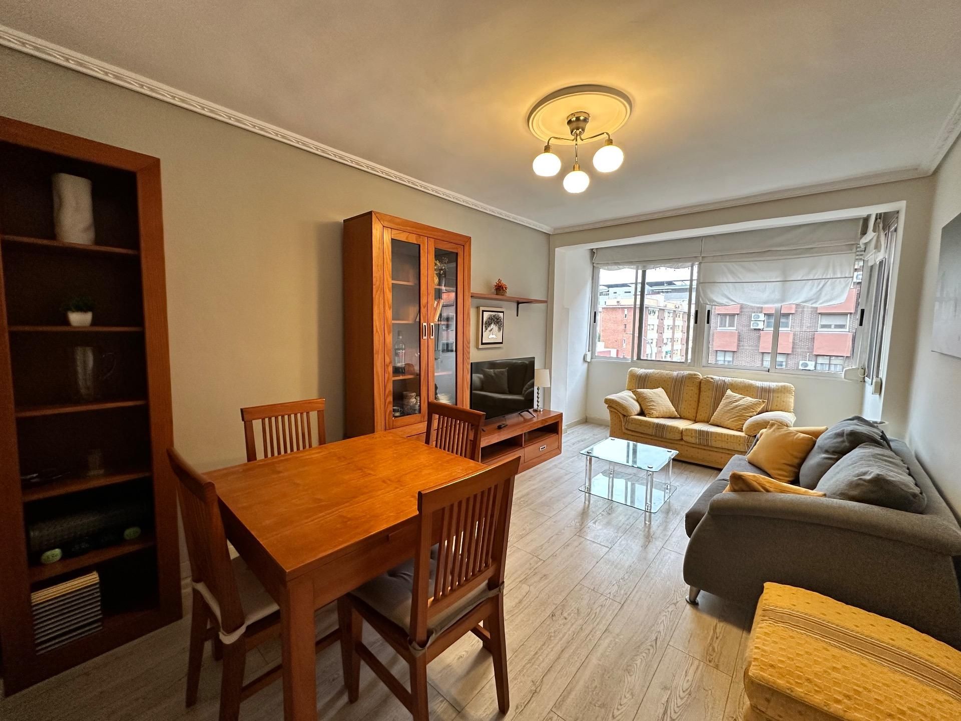 Sala d'estar de Pis de lloguer en  Valencia Capital amb Aire condicionat