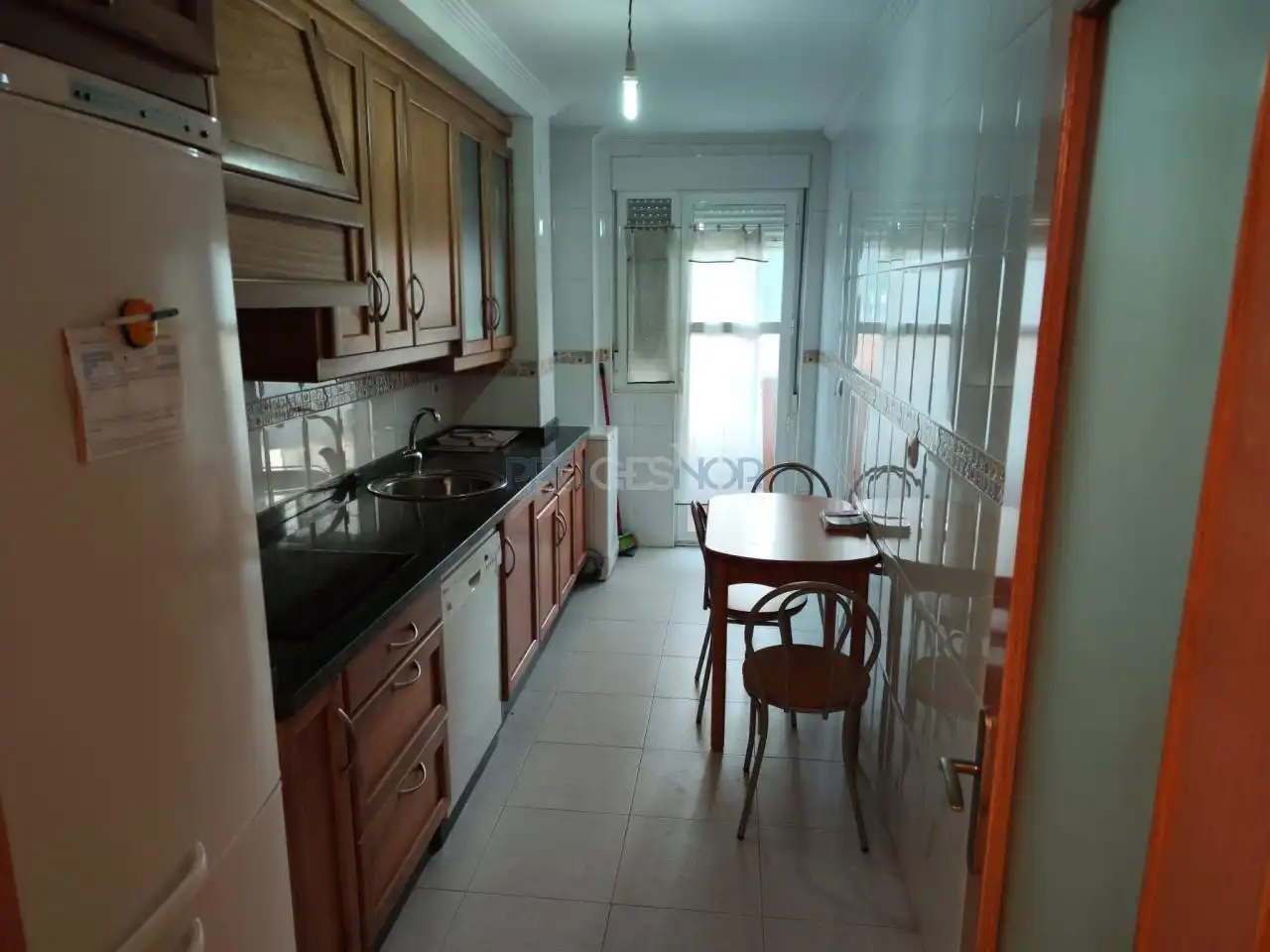 Cocina de Apartamento en venta en San Andrés del Rabanedo con Calefacción, Parquet y Terraza