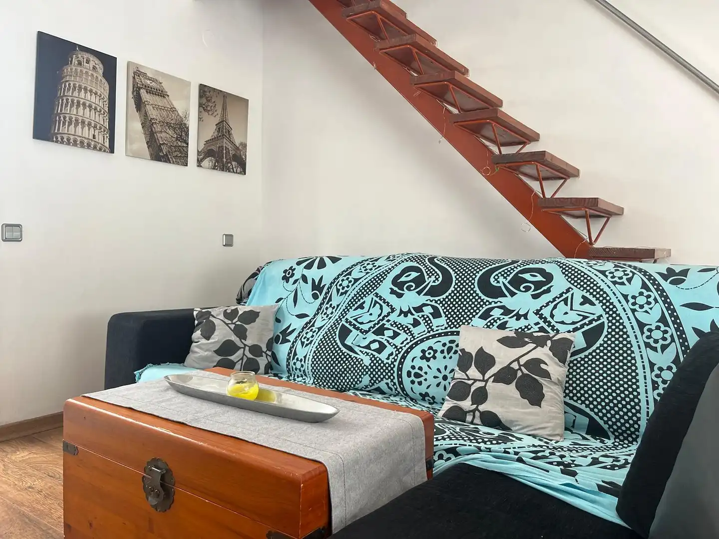 Sala de estar de Dúplex en venta en Sitges con Aire acondicionado, Calefacción y Terraza