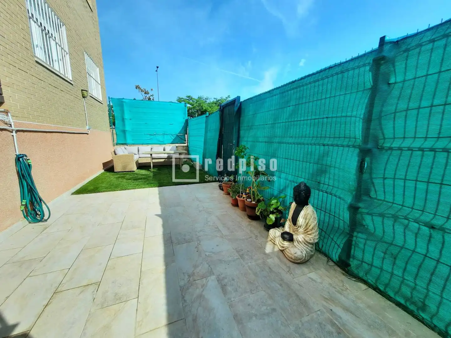Terrasse von Wohnung zum Verkauf in Colmenar Viejo mit Heizung, Privatgarten und Terrasse