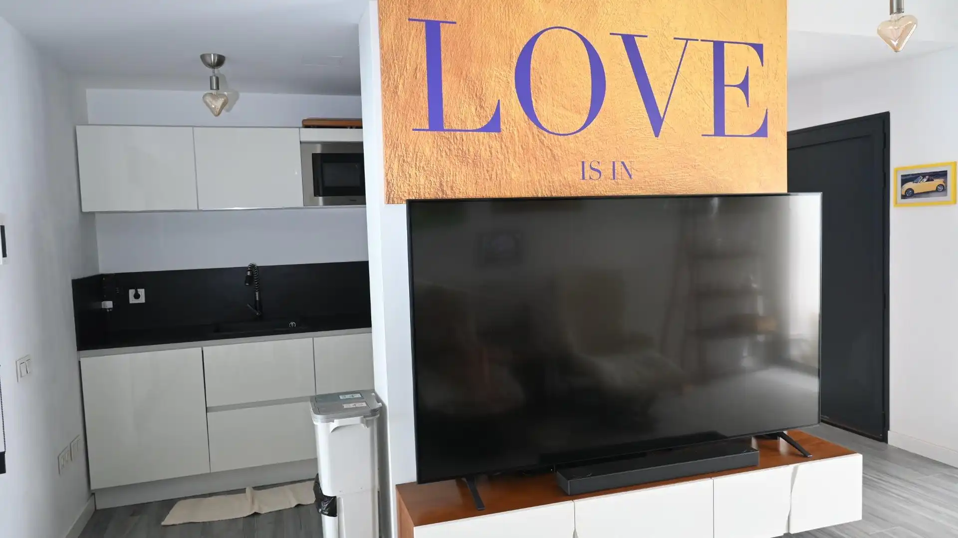 Sala de estar de Casa adosada en venta en La Oliva con Aire acondicionado, Jardín privado y Terraza