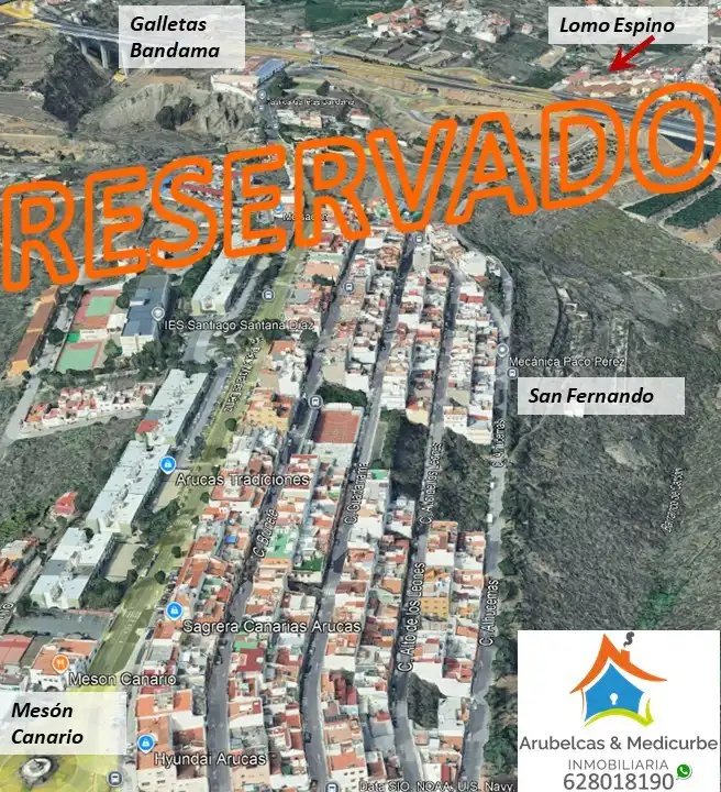 Vista exterior de Casa adosada en venta en Cardones