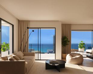 Sala d'estar de Apartament en venda en Calpe / Calp amb Aire condicionat, Calefacció i Jardí privat