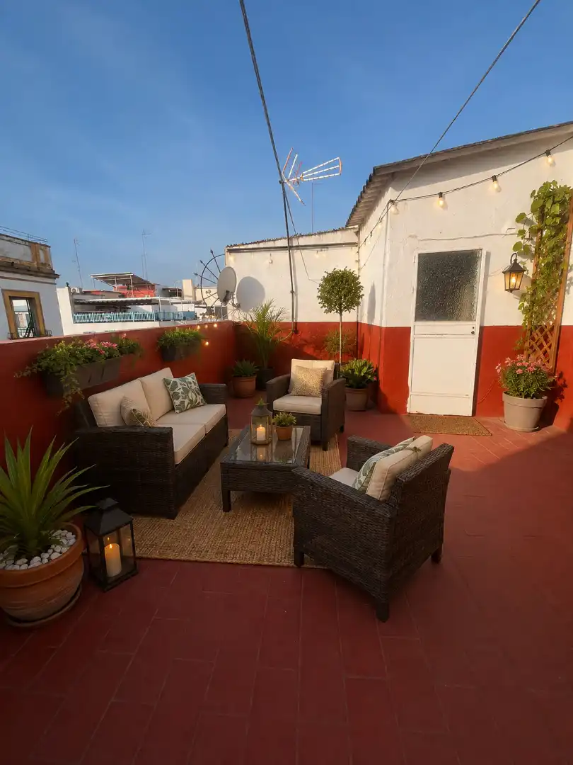 Terrassa de Casa adosada en venda en Sevilla amb Aire condicionat, Calefacció i Terrassa