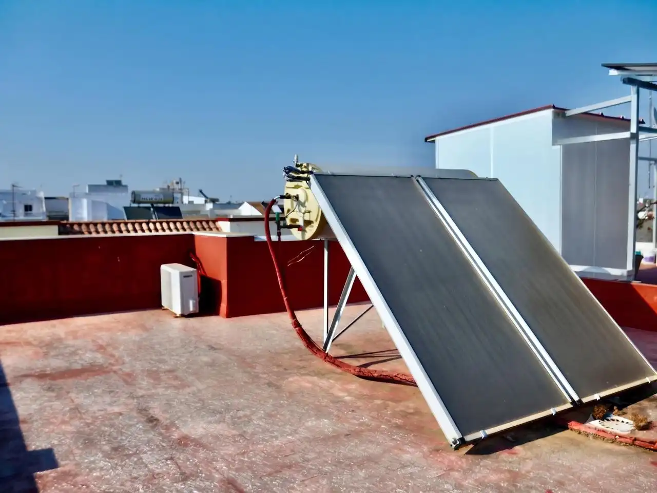 Exterior view of Detached homes for sale in Bollullos de la Mitación  with Air Conditioner, Private garden and Terrace