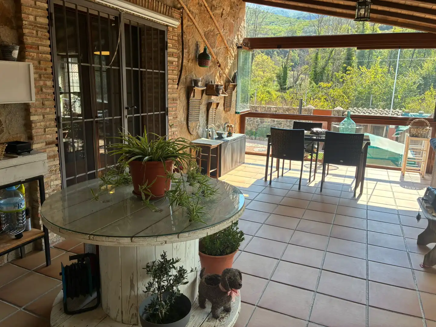Terraza de Finca rústica en venta en Cabezuela del Valle con Calefacción, Jardín privado y Terraza