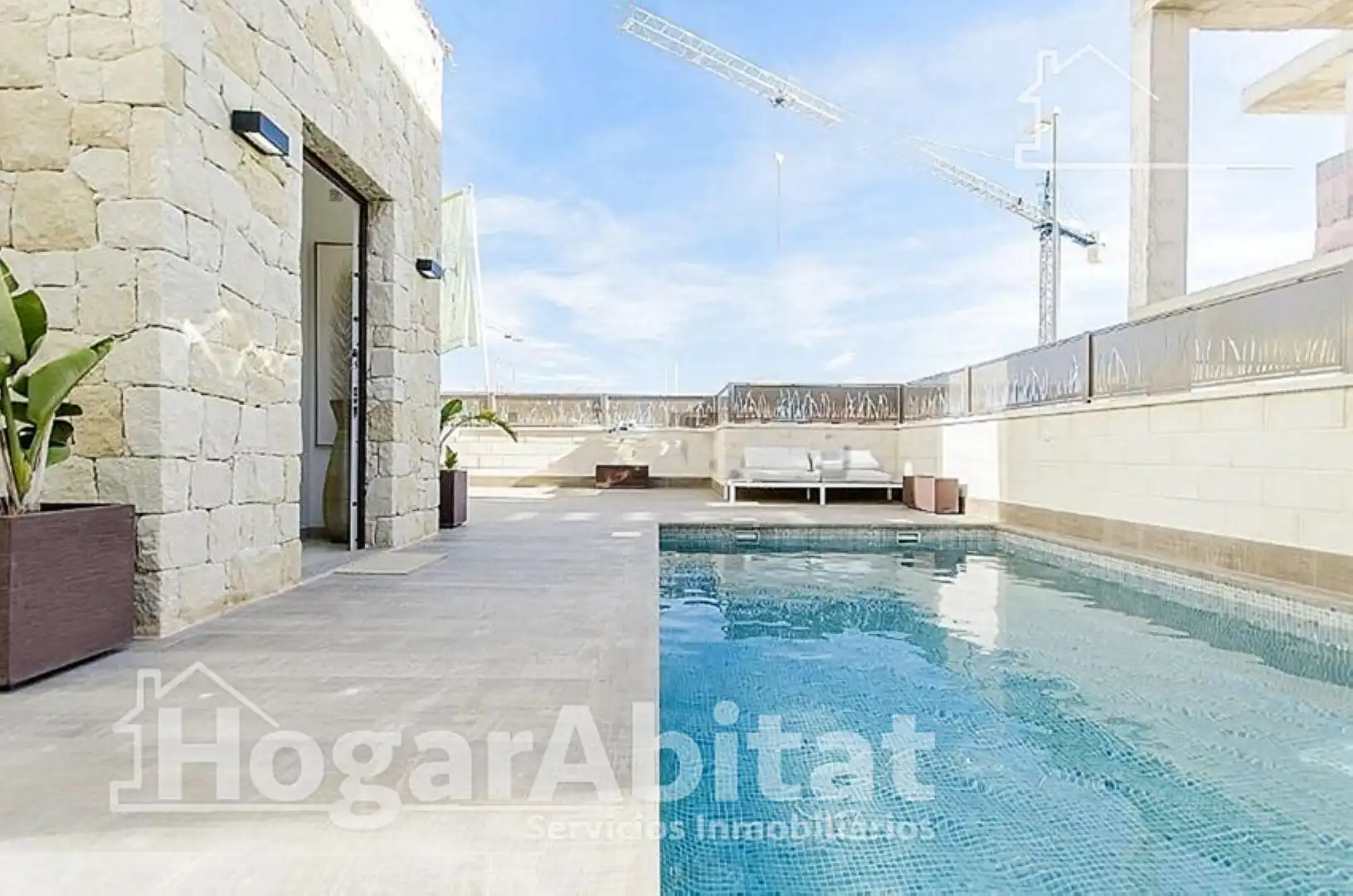 Swimming pool of Houses for sale in Vera  with Parquet flooring, Terrace and Swimming Pool