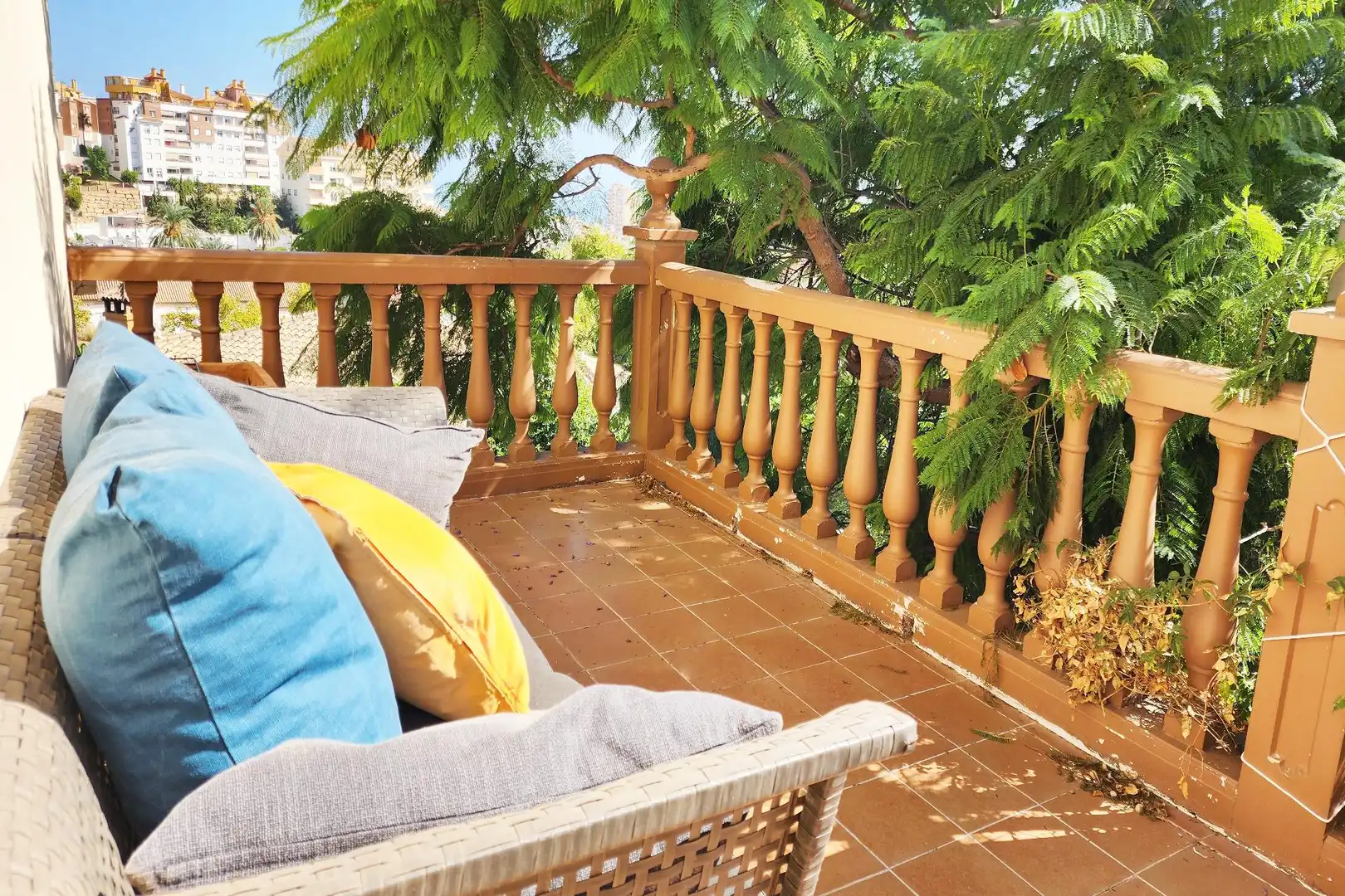 Terrassa de Casa o xalet en venda en Benalmádena amb Aire condicionat, Calefacció i Jardí privat
