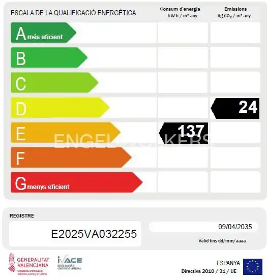 Außenansicht von Wohnung zum Verkauf in Valencia mit Klimaanlage, Heizung und Abstellraum
