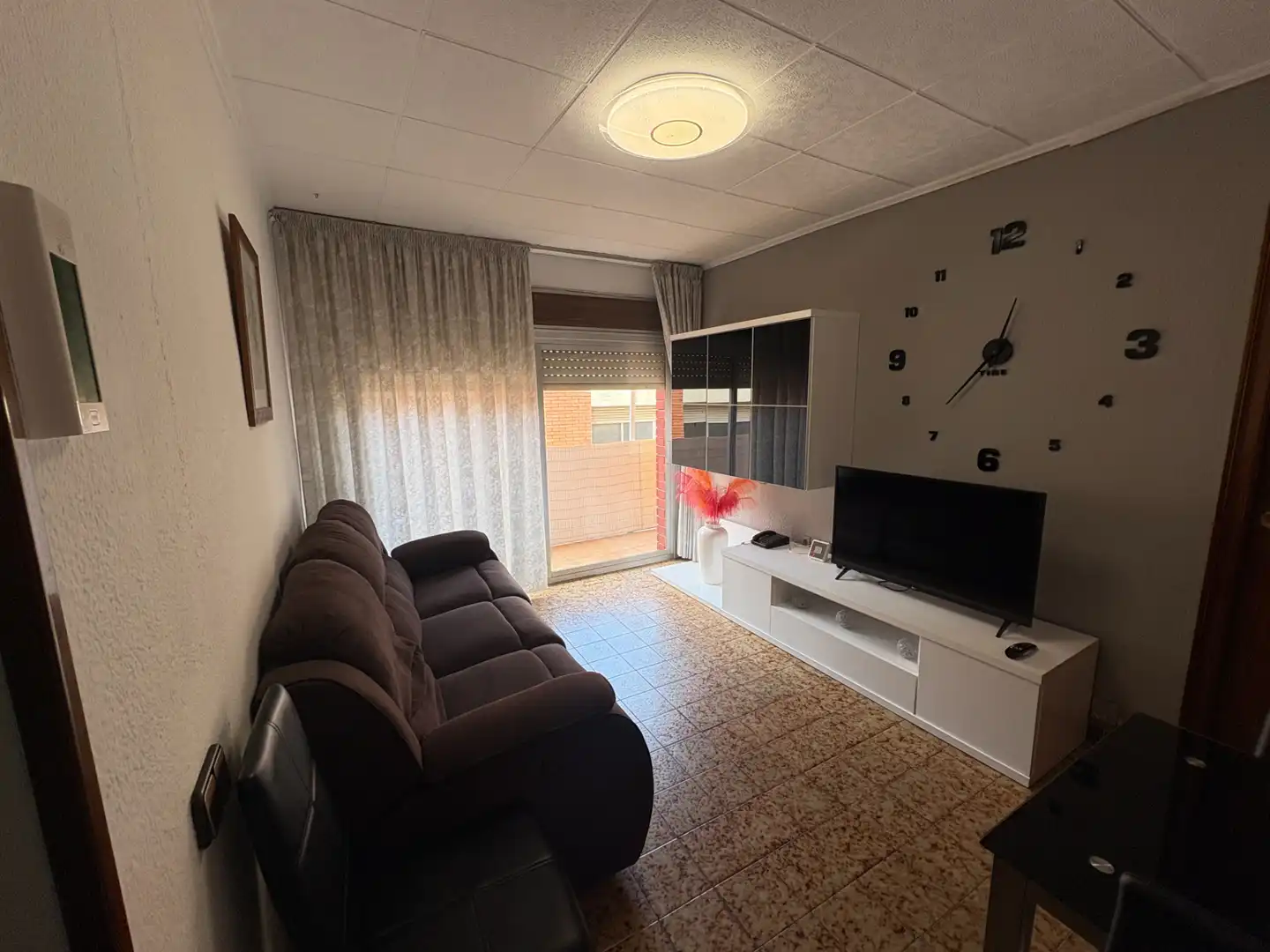 Wohnzimmer von Wohnung zum Verkauf in Badalona mit Balkon