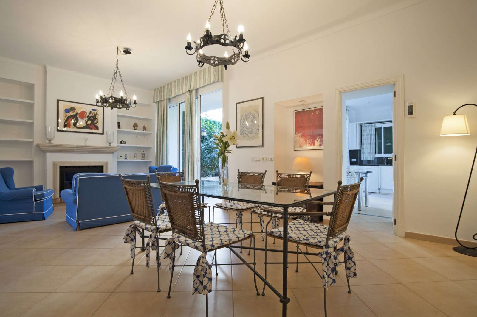 Menjador de Apartament per a compartir en Felanitx amb Aire condicionat, Terrassa i Moblat