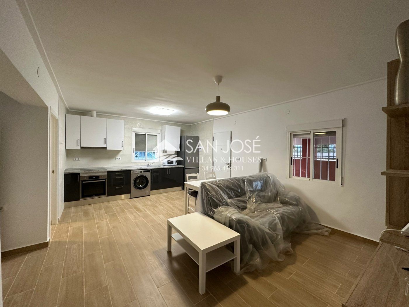 Sala d'estar de Casa o xalet de lloguer en Aspe amb Jardí privat, Traster i Alarma