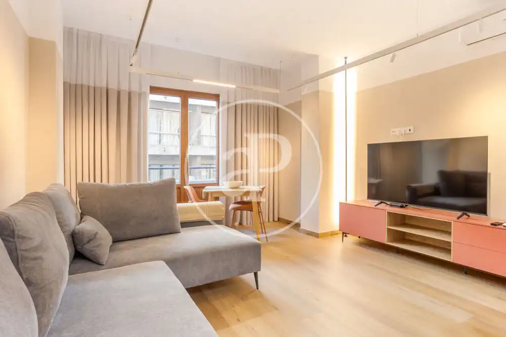 Living room of Flat for rent in Valencia  with Air Conditioner, Heating and Terrace