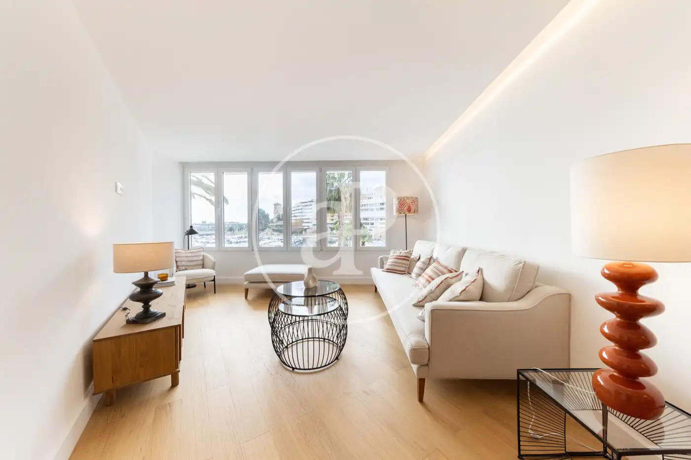 Sala de estar de Piso en venta en  Palma de Mallorca con Aire acondicionado, Calefacción y Amueblado