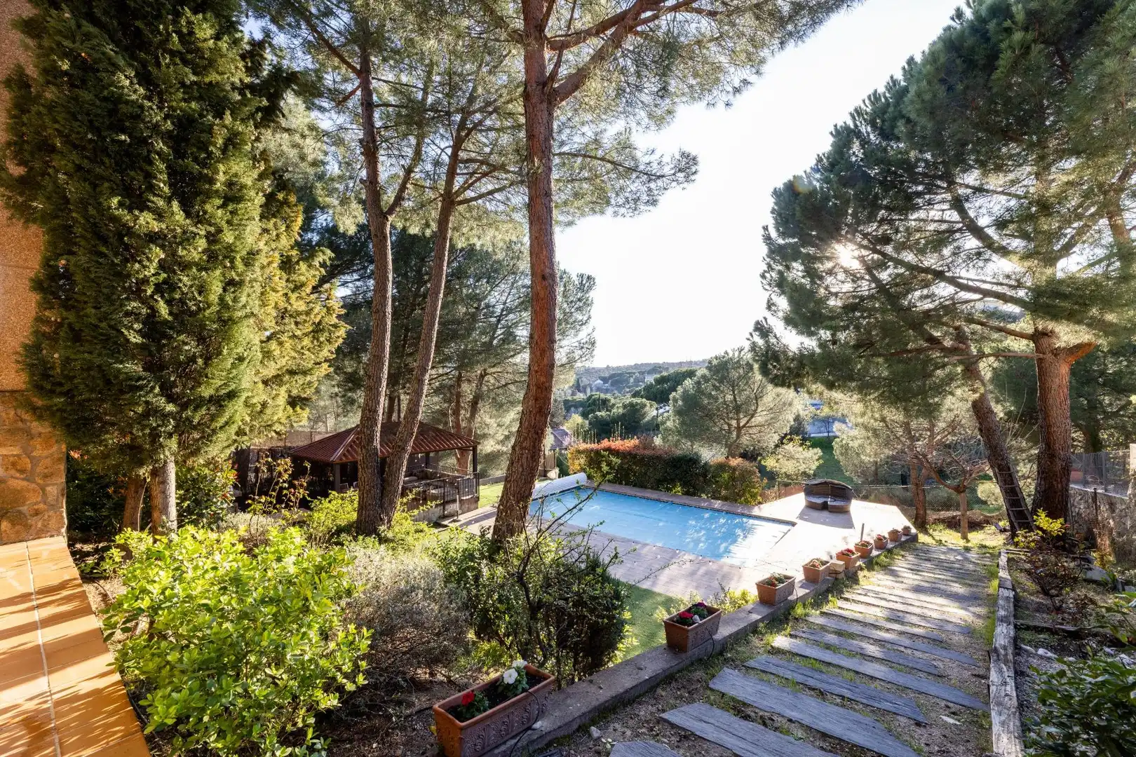Jardín de Casa o chalet en venta en Torrelodones con Calefacción, Jardín privado y Trastero