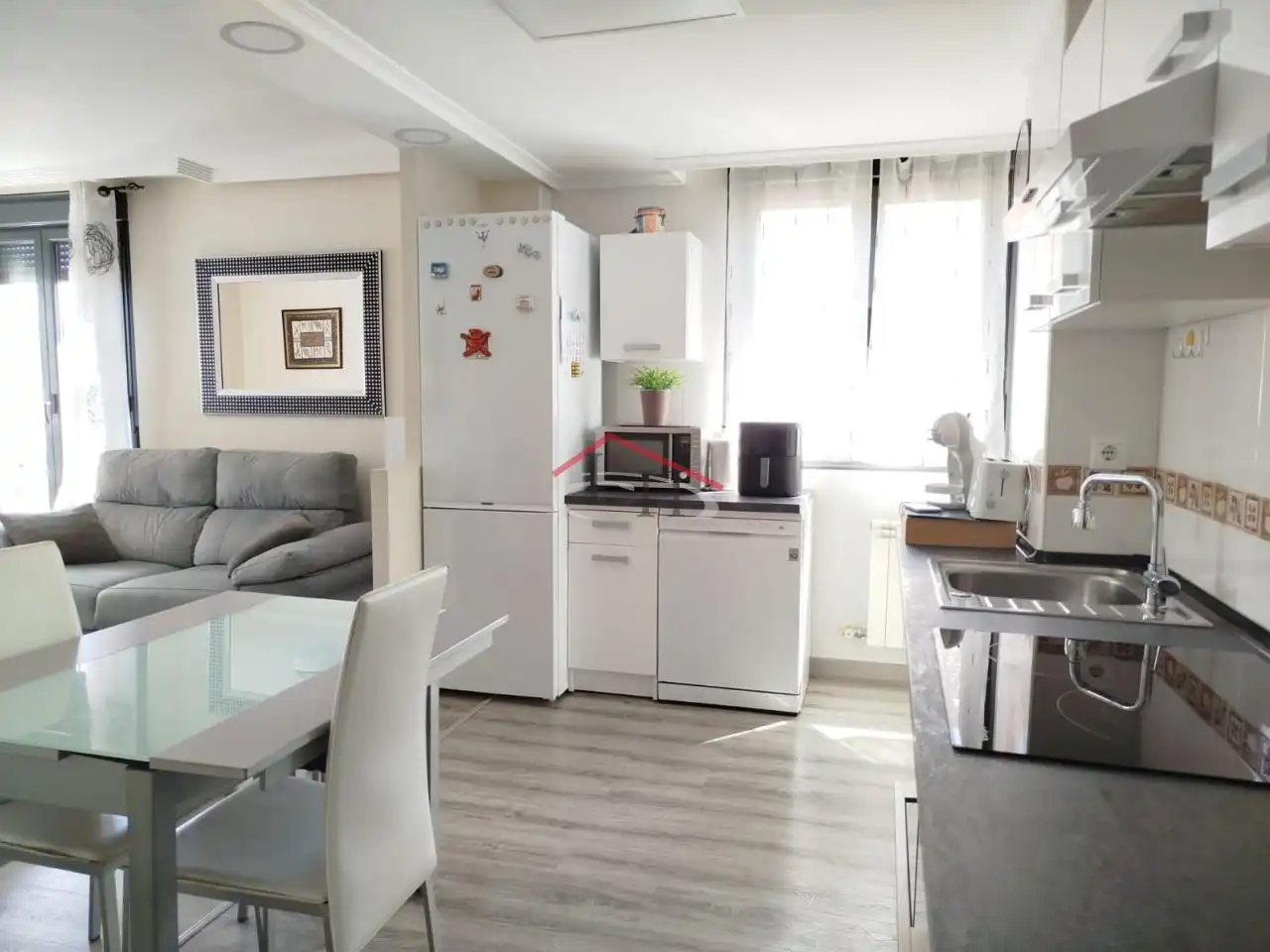 Kitchen of Apartments for sale in San Andrés del Rabanedo  with Heating, Parquet flooring and Terrace