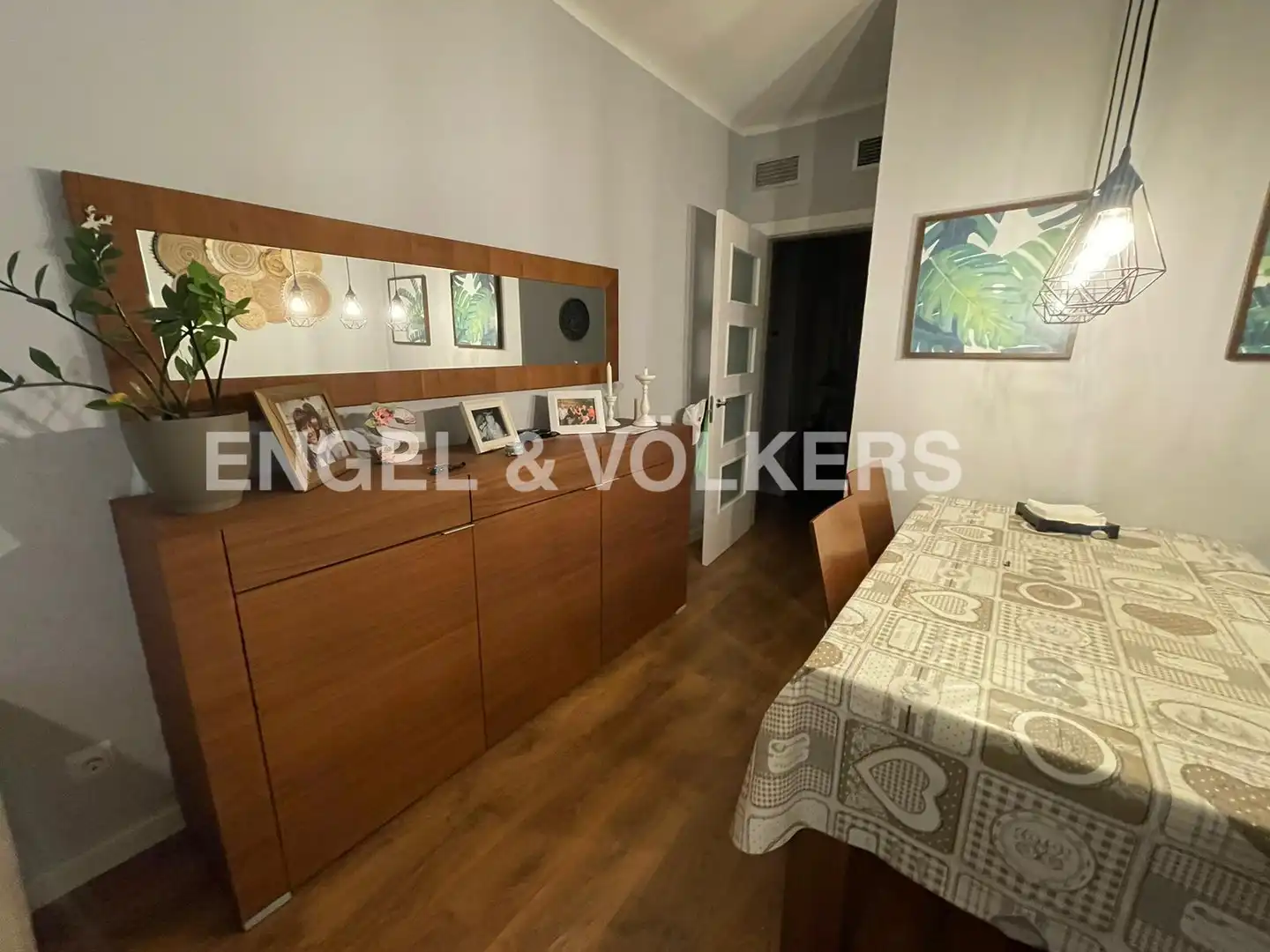 Esszimmer von Wohnung zur Miete in Barcelona mit Klimaanlage, Heizung und Parkett