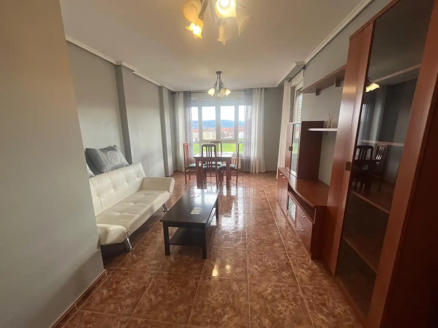 Wohnzimmer von Wohnung zum Verkauf in Bárcena de Cicero mit Heizung, Terrasse und Möbliert