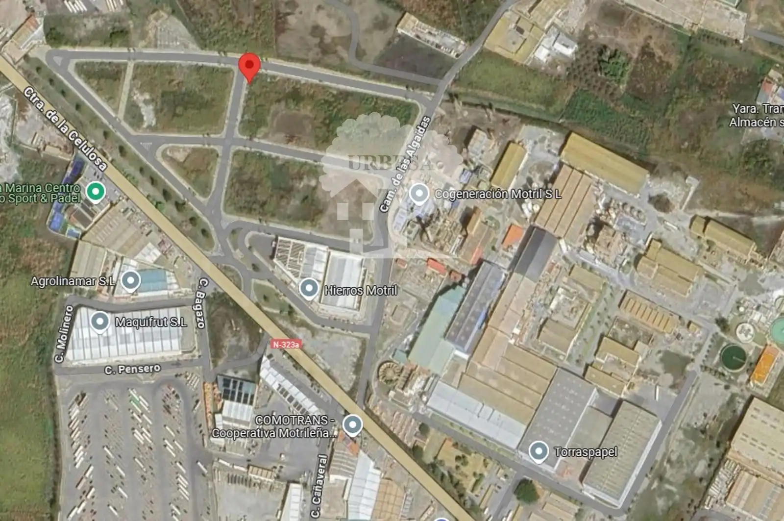 Vista exterior de Terreny industrial en venda en Motril