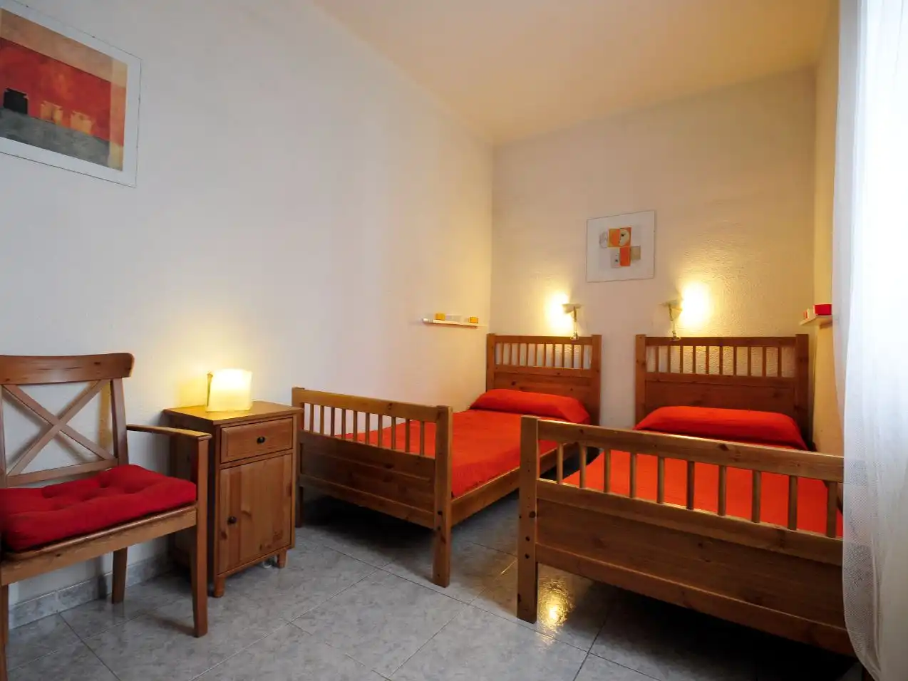 Bedroom of Flat for rent in  Barcelona Capital  with Air Conditioner