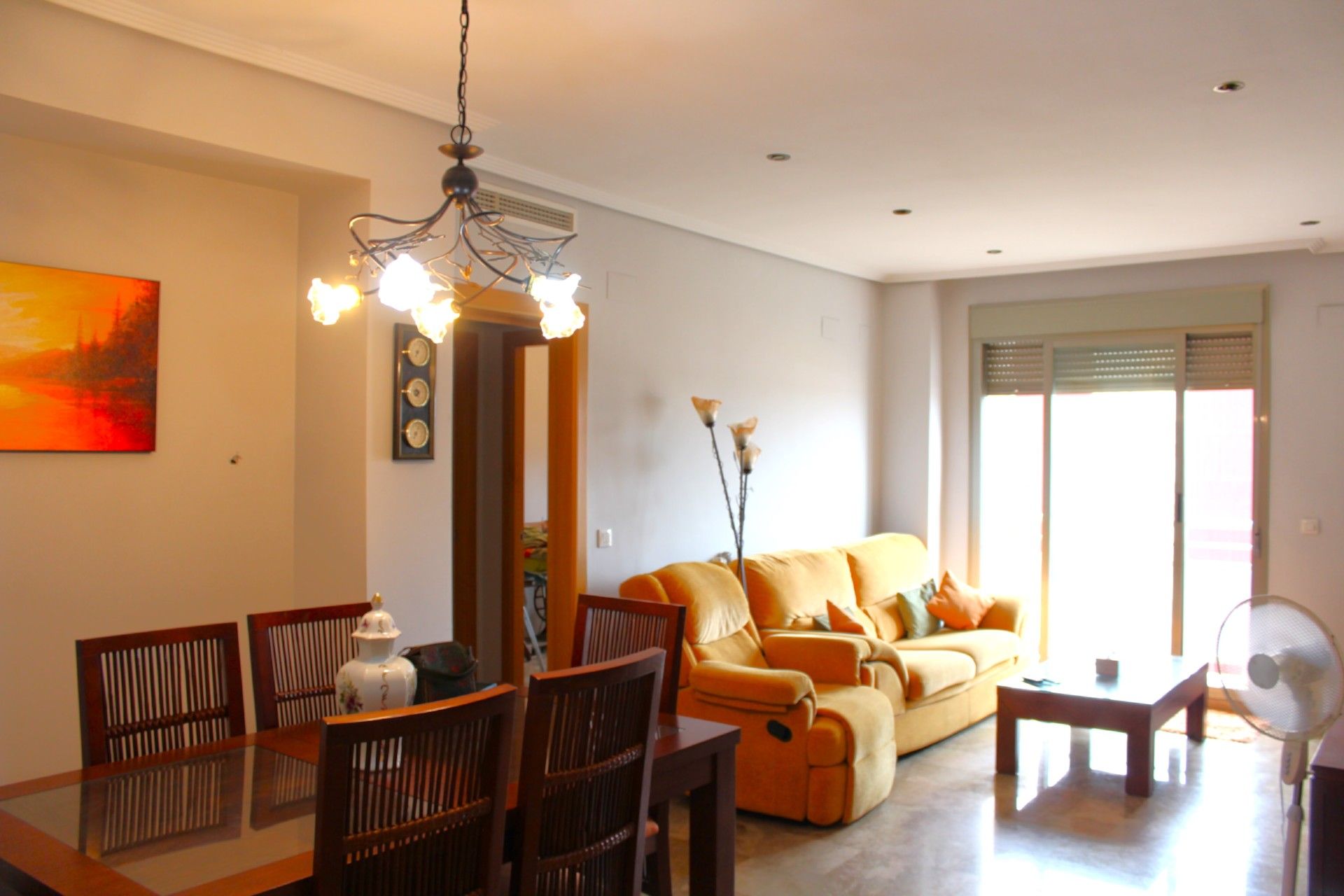 Living room of Flat for sale in Almazora / Almassora  with Heating and Terrace