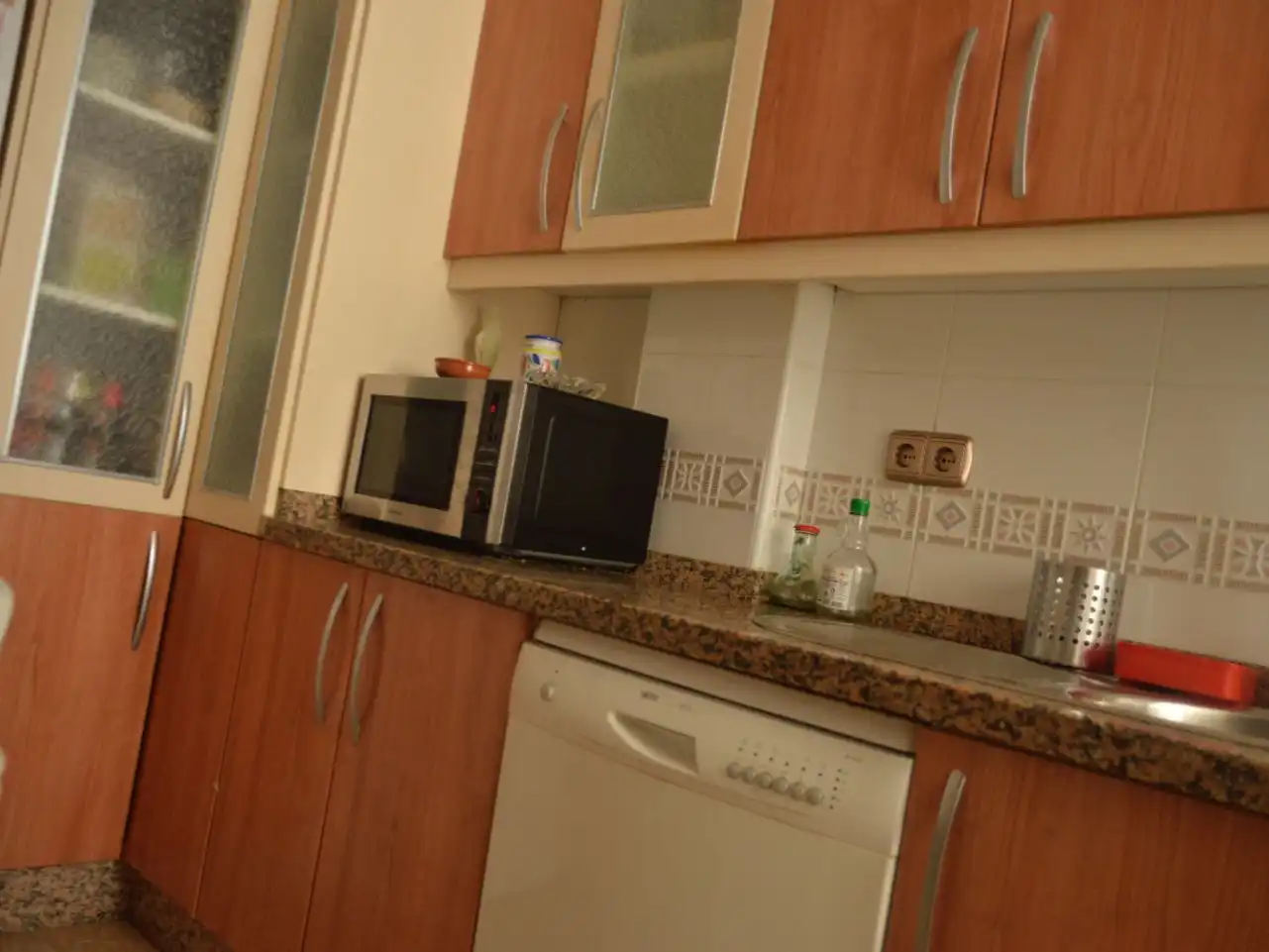 Küche von Wohnung zur Miete in  Huelva Capital mit Klimaanlage und Balkon
