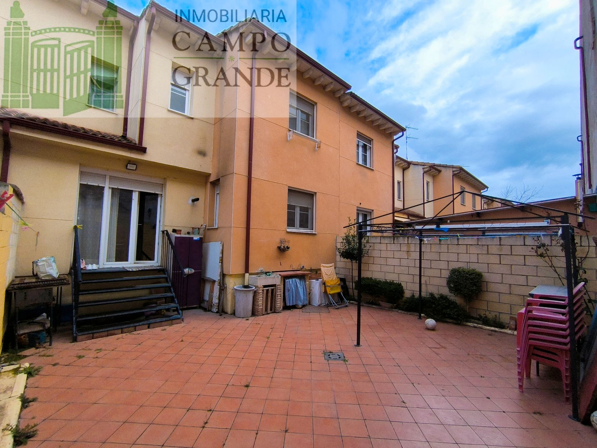 Garden of Single-family semi-detached for sale in Magaz de Pisuerga  with Heating, Private garden and Parquet flooring
