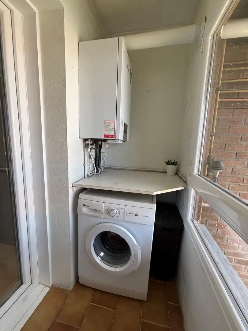 Kitchen of Flat for rent in  Pamplona / Iruña  with Heating, Parquet flooring and Terrace