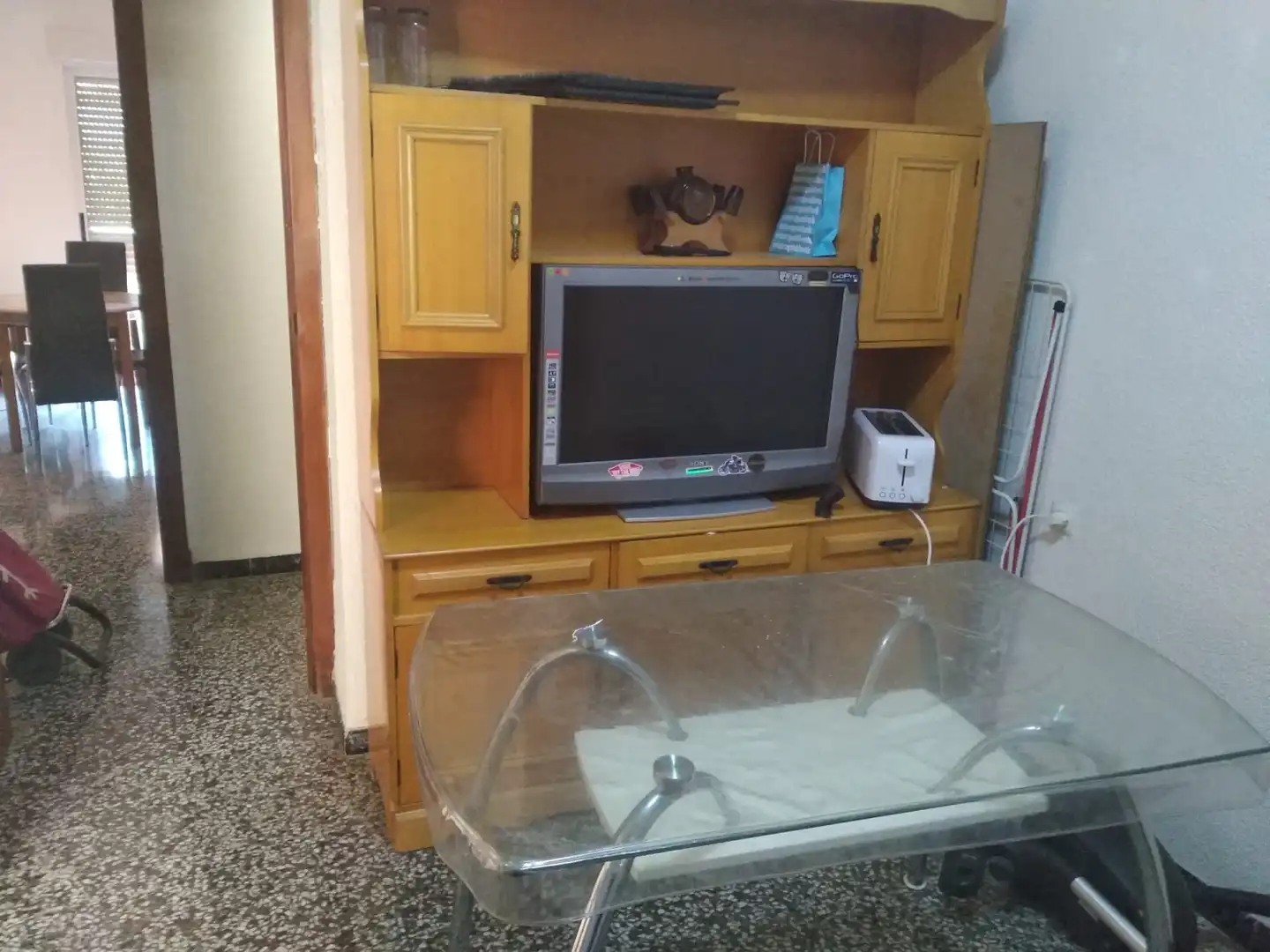 Living room of Flat for rent in Murcia  with Furnished, Washing machine and Balcony