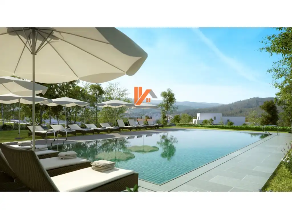 Piscina de Casa adosada en venda en Ames amb Jardí privat, Terrassa i Piscina