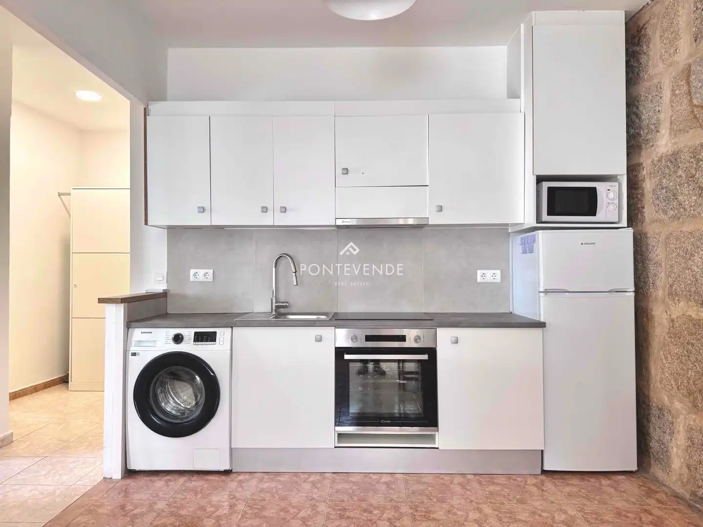 Kitchen of Flat for rent in Pontevedra Capital 