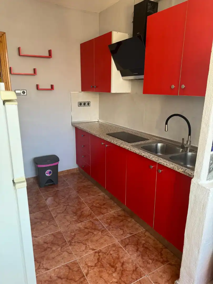 Kitchen of Flat for rent in Granada  with Air Conditioner, Terrace and Furnished
