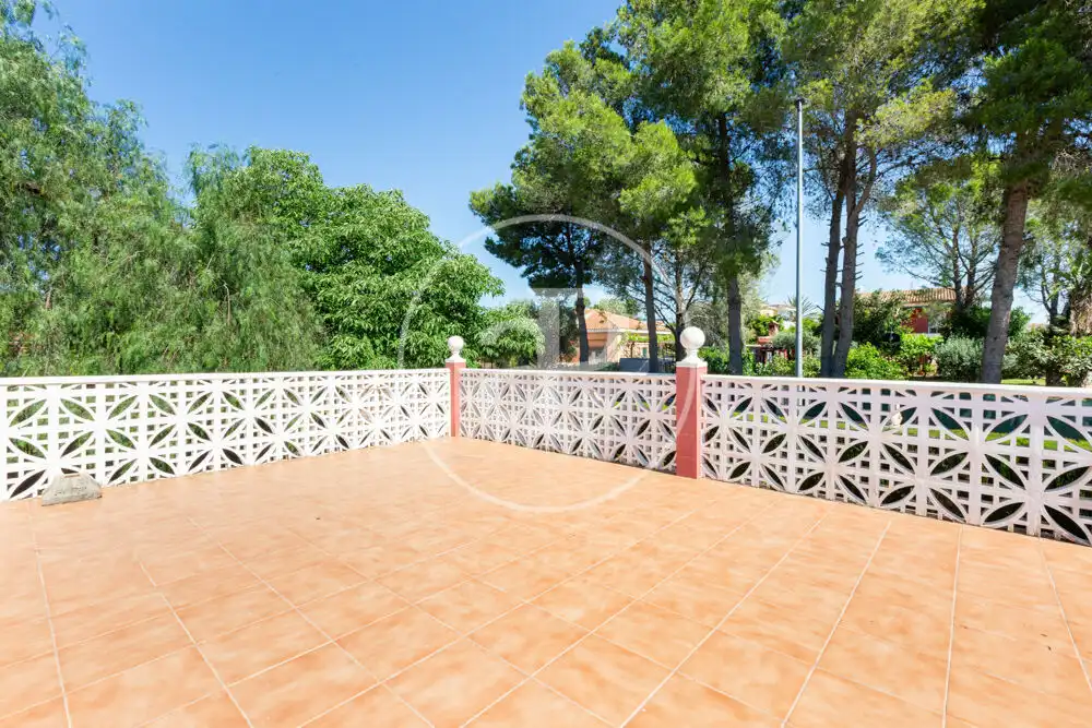 Terraza de Casa o chalet en venta en Montroi / Montroy con Aire acondicionado, Calefacción y Jardín privado