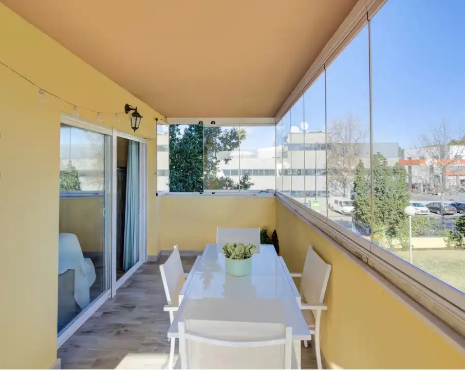 Terrace of Flat for sale in Mijas  with Air Conditioner, Terrace and Storage room